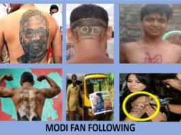 MODI FAN FOLLOWING