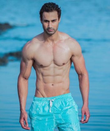 Karan Oberoi on beach