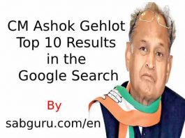 Ashok Gehlot Top 10 Results in the Google Search