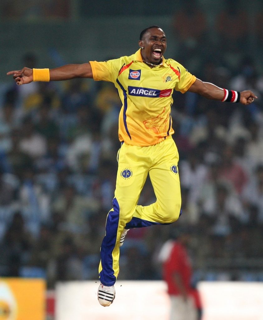 Dwayne Bravo of Chennai Super Kings - 2013