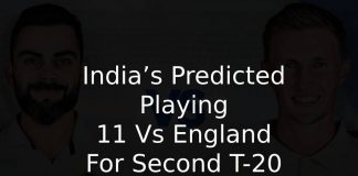 India’s Predicted Playing 11 Vs England For Second T-20