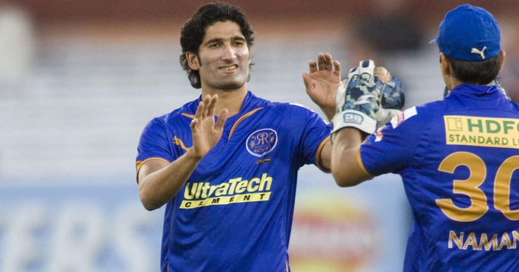 Sohail Tanvir of Rajasthan Royals