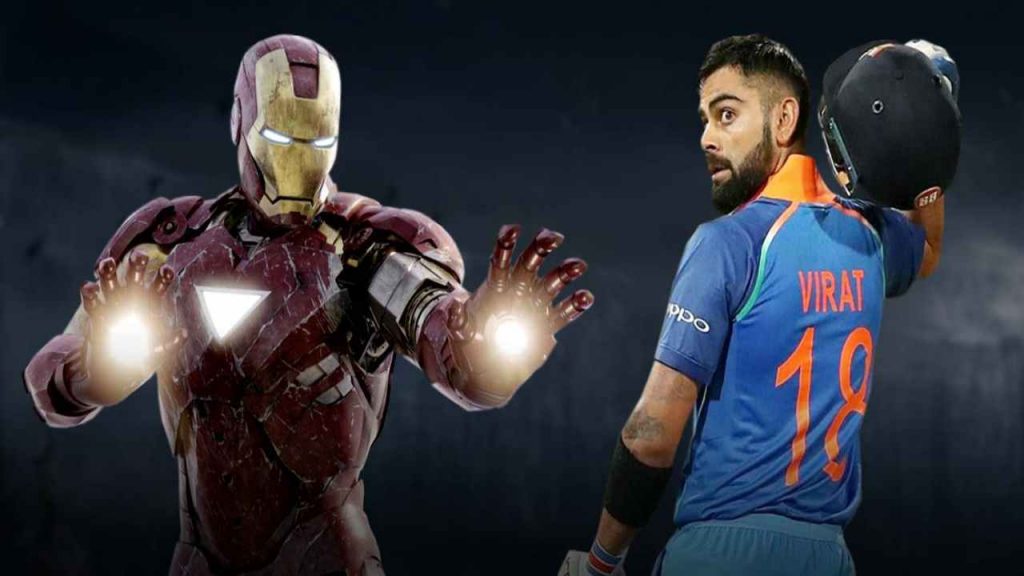 Virat Kohli as Iron Man