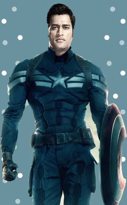 caption america vs dhoni