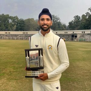 Harpreet Brar - Debut in cricket