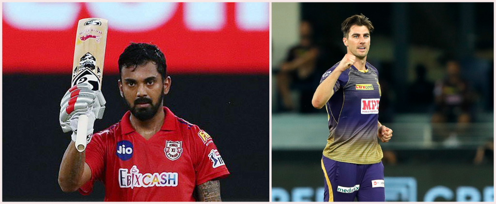 IPL 2021 PBKS vs KKR Player Battle - KL Rahul vs Pat Cummins