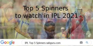 Top 5 Spinners to watch in IPL 2021