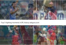 Top 5 fighting moments in IPL history Top 5 fighting moments in IPL history