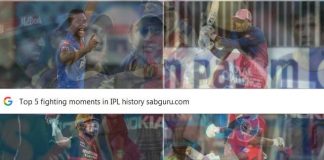 Top 5 fighting moments in IPL history
