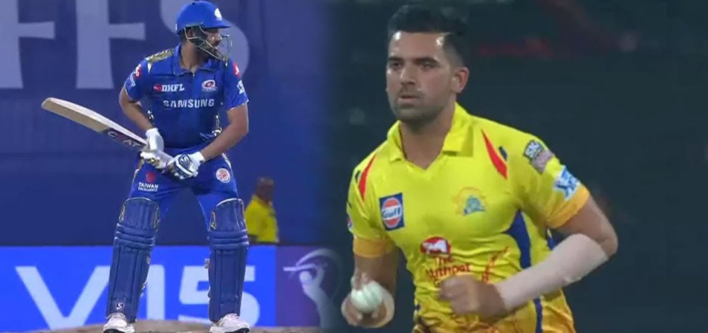 IPL 2021 : MI vs CSK Player Battle - Rohit Sharma vs Deepak Chahar