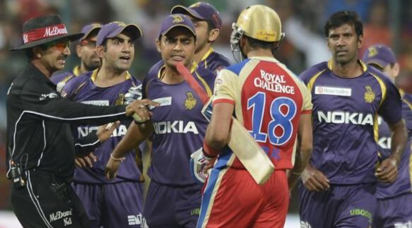 Virat Kohli and Gautam Gambhir - IPL 2013