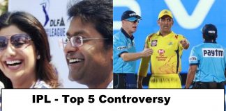 Top 5 Controversial Incidents in IPL History