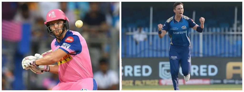 IPL 2021 : MI vs RR Player Battle - Jos Buttler vs Trent Boult