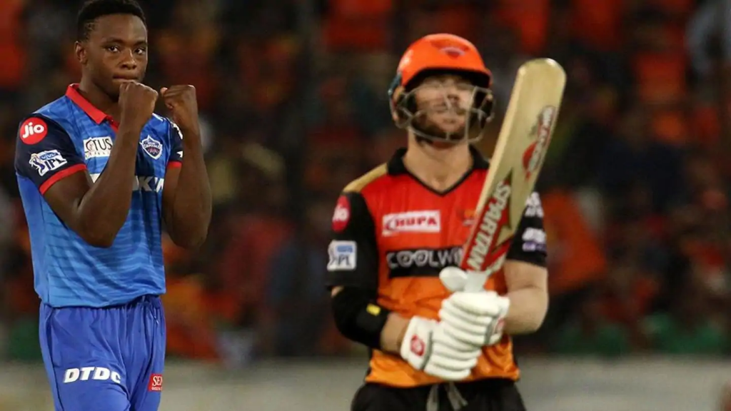 IPL 2022 : SRH vs DC Player Battle - David Warner vs Kagiso Rabada