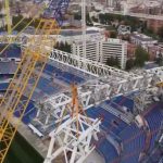 Photos of construction in Santiago Bernabeu