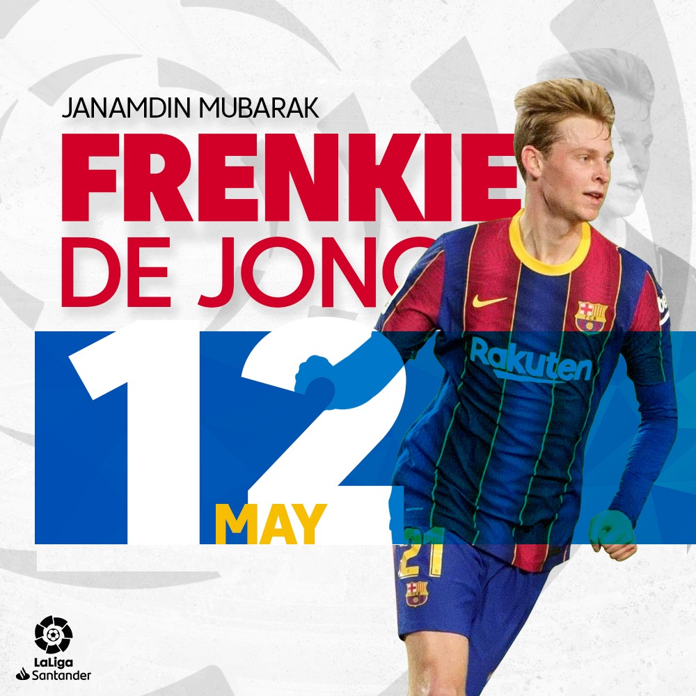 Happy Birthday Frenkie de Jong, the young midfielder of Barcelona