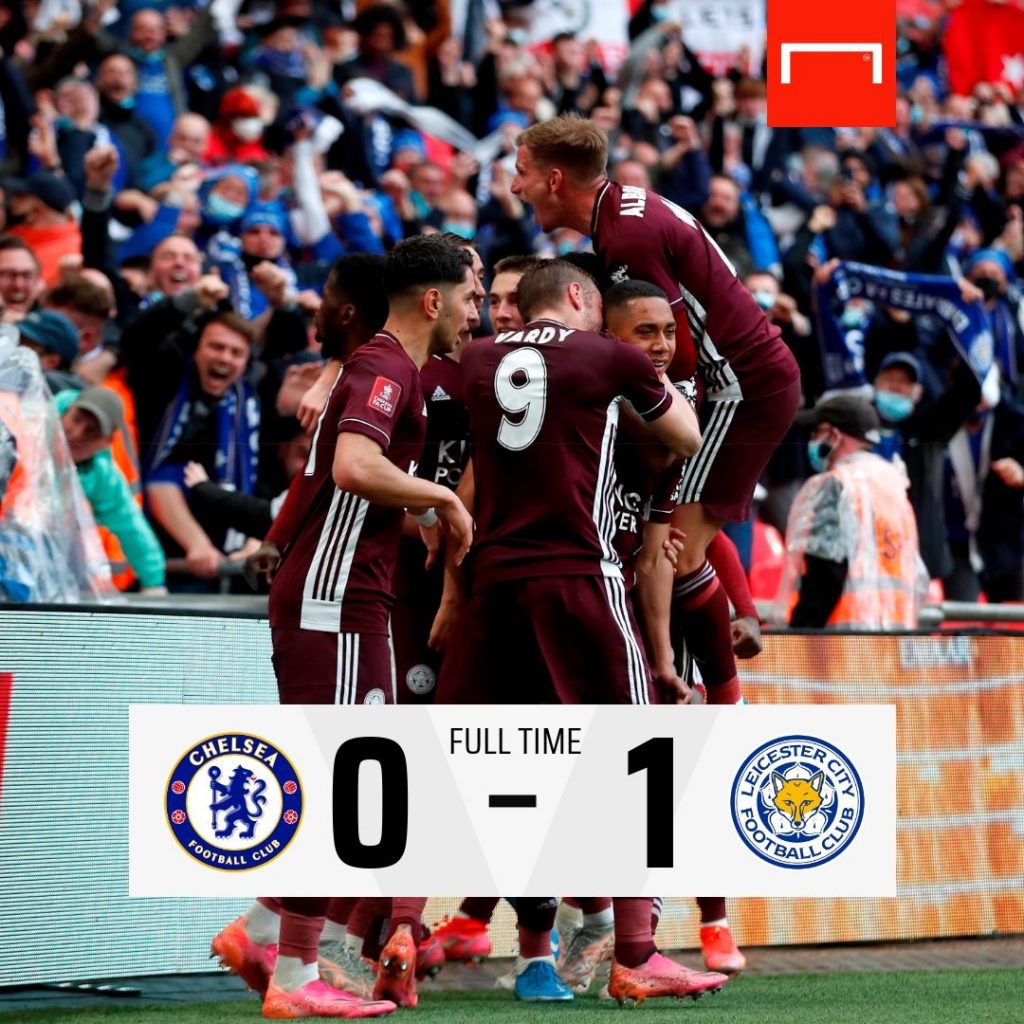 Leicester City win the FA Cup for the first time in their history