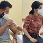 Cheteshwar Pujara and his wife received the first dose of COVID-19 vaccine.