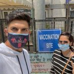 Ishant Sharma and his wife received the first dose of COVID-19 vaccine.
