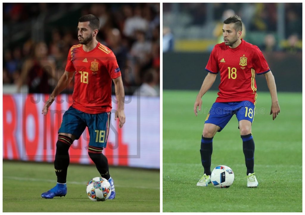 Spain EURO 2020 Lineup - Jordi Alba or Jose Gaya