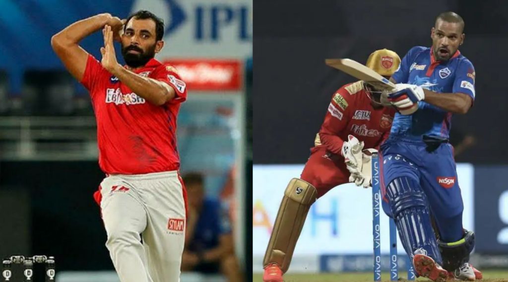 IPL 2021 : PBKS vs DC Player Battle - Shikhar Dhawan vs Mohammad Shami