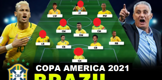 How BRAZIL could line up in COPA AMERICA 2021