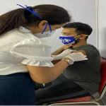 Ajinkya Rahane received the first dose of COVID-19 vaccine.