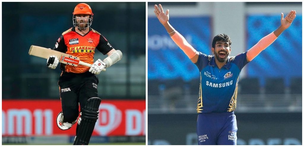 IPL 2021 : SRH vs MI Player Battle - Kane Williamson vs Jasprit Bumrah