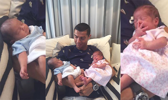 Cristiano Ronaldo Children : EVA and MATEO