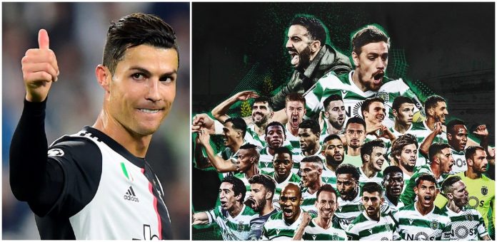 Cristiano Ronaldo congratulates his former club Sporting CP for winning Portuguese League
