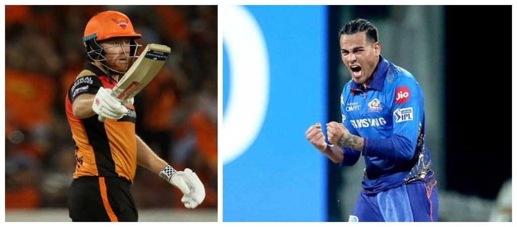 IPL 2021 : SRH vs MI Player Battle - Jonny Bairstow vs Rahul Chahar