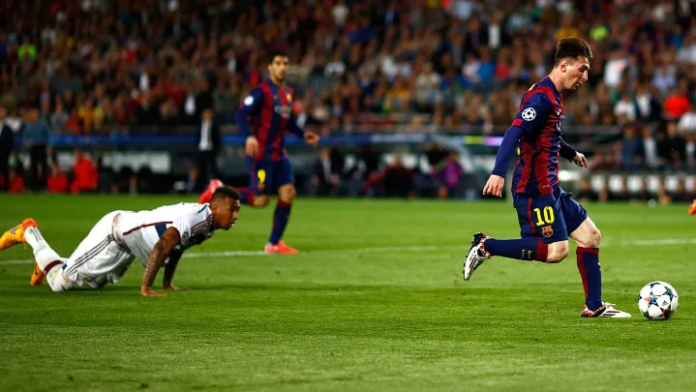 Watch video : When Lionel Messi ended the career of Jerome Boateng