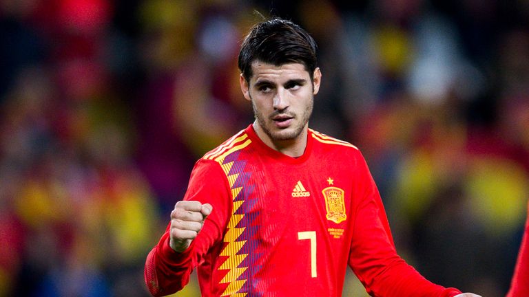 Spain EURO 2020 Lineup - Alvaro Morata