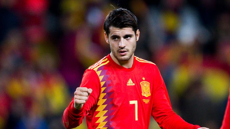 Spain EURO 2020 Lineup - Alvaro Morata