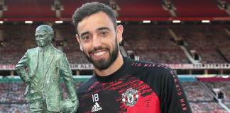 Bruno Fernandes crowned Manchester United's Sir Matt Busby Player of the Year