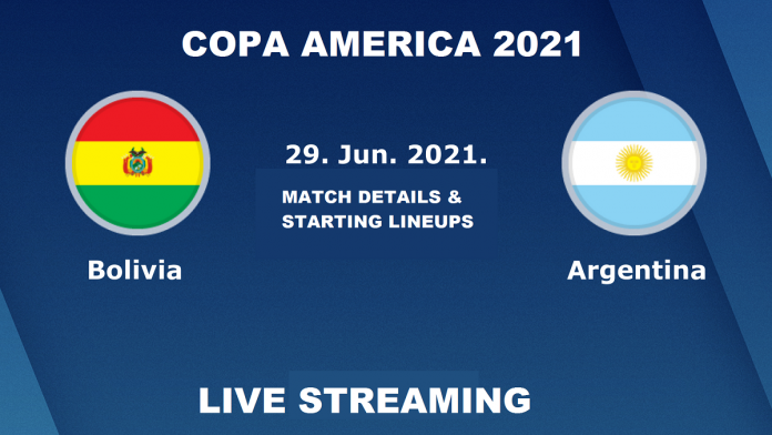 Bolivia vs Argentina Copa America 2021 : Match Details and Starting Lineups
