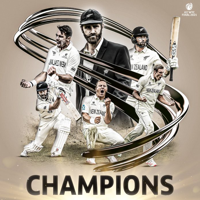 New Zealand beat India to win the inaugural World Test Championship title