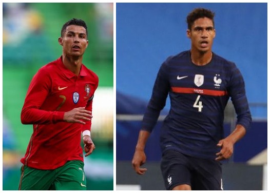 UEFA EURO 2020 : Portugal vs France Player Battle - Cristiano Ronaldo vs Raphael Varane