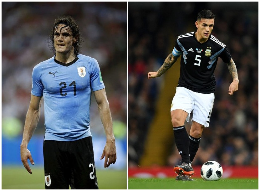 Argentina vs Uruguay Player Battle - Edinson Cavani vs Leandro Paredes
