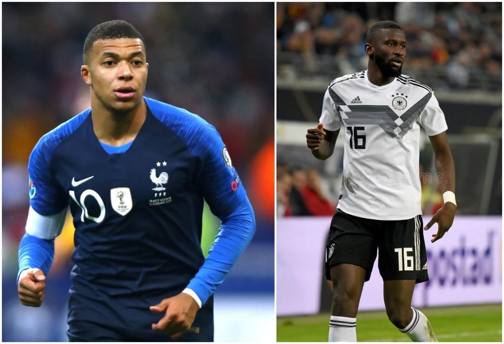 France vs Germany Player Battle - Kylian Mbappe vs Antonio Rudiger