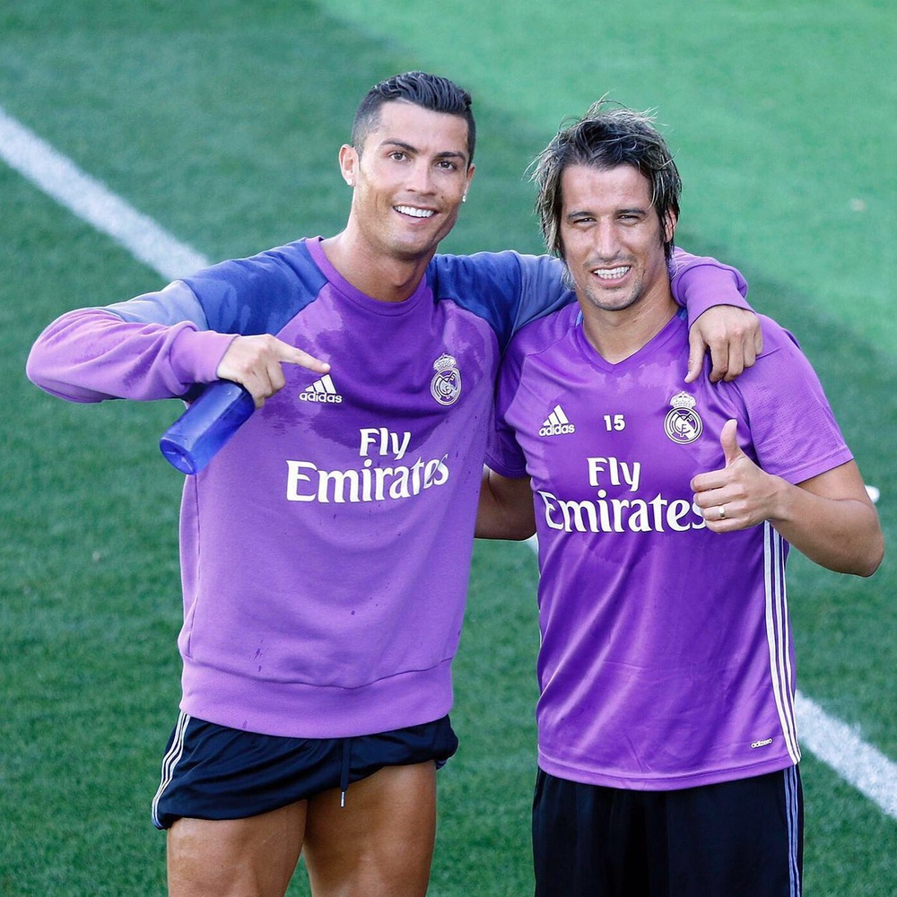 Cristiano Ronaldo and Fabio Coentrao