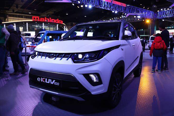 Upcoming Electric Cars in India 2021 - Mahindra eKUV100