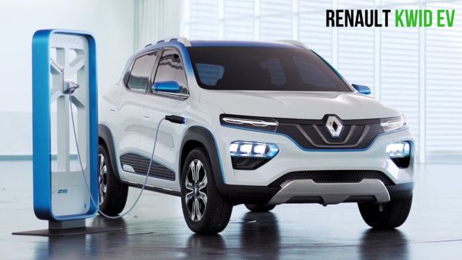 Upcoming Electric Cars in India 2021 - Renault Kwid Electric