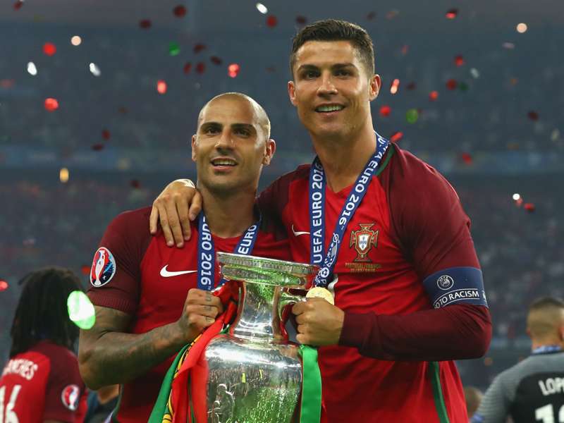 Cristiano Ronaldo and Ricardo Quaresma