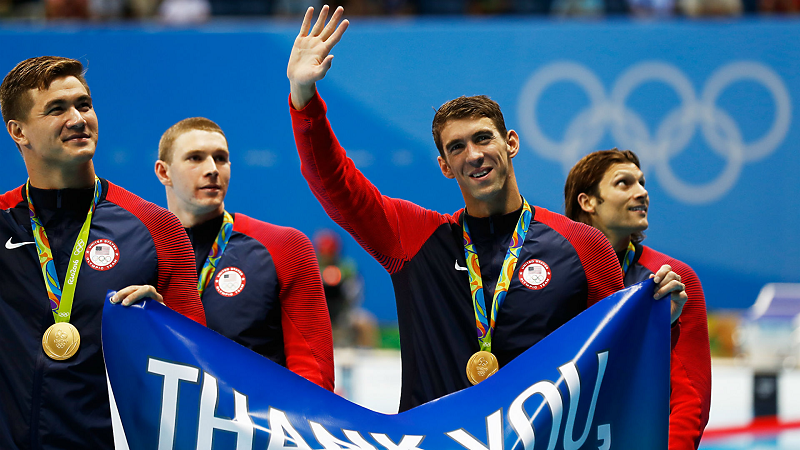 Is Michael Phelps retired from the Olympics?