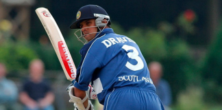 Why Rahul Dravid played for Scotland ?