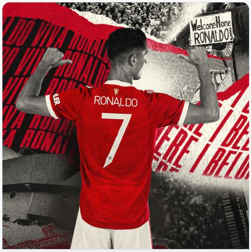 Cristiano Ronaldo Manchester United Number 7