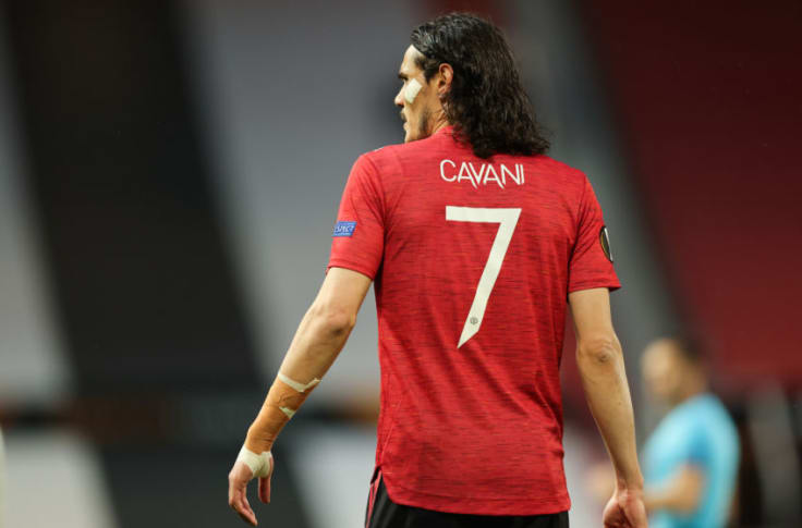 Edinson Cavani Manchester United Number 7