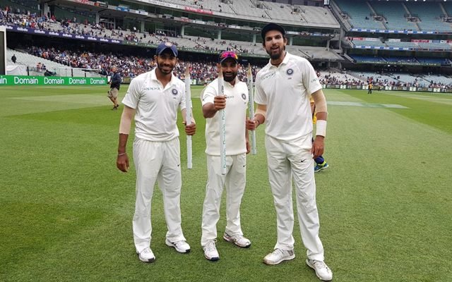 Shardul Thakur, Mohammed Shami, Ishant Sharma, Jasprit Bumrah