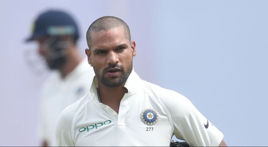 why shikhar dhawan not playing test